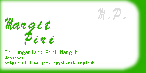 margit piri business card